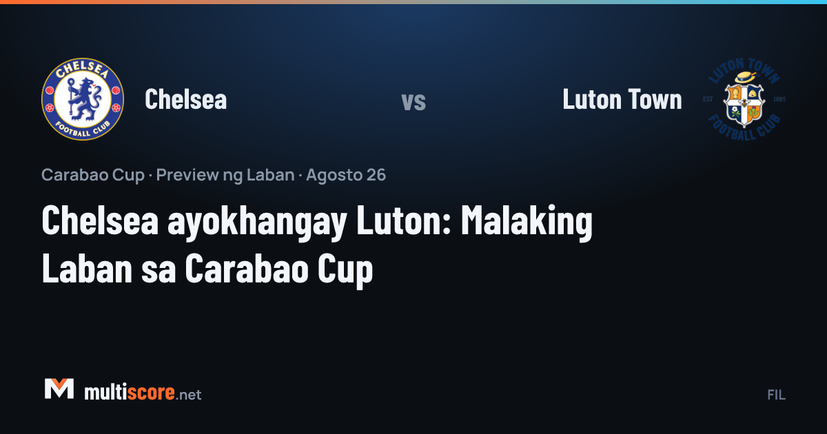 Chelsea ve Luton Town oyuncuları Carabao Cup maçında mücadele ederken