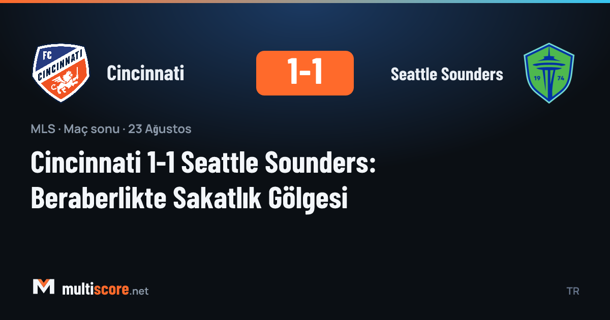 Cincinnati - Seattle Sounders