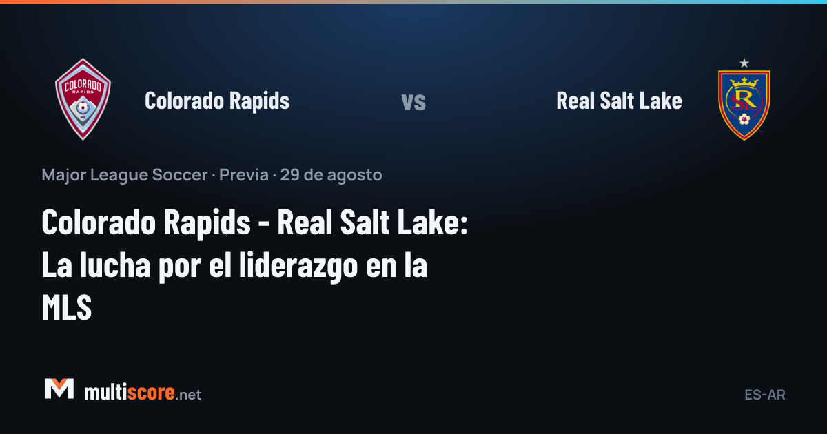 Colorado Rapids ve Real Salt Lake oyuncuları MLS maçında mücadele ederken