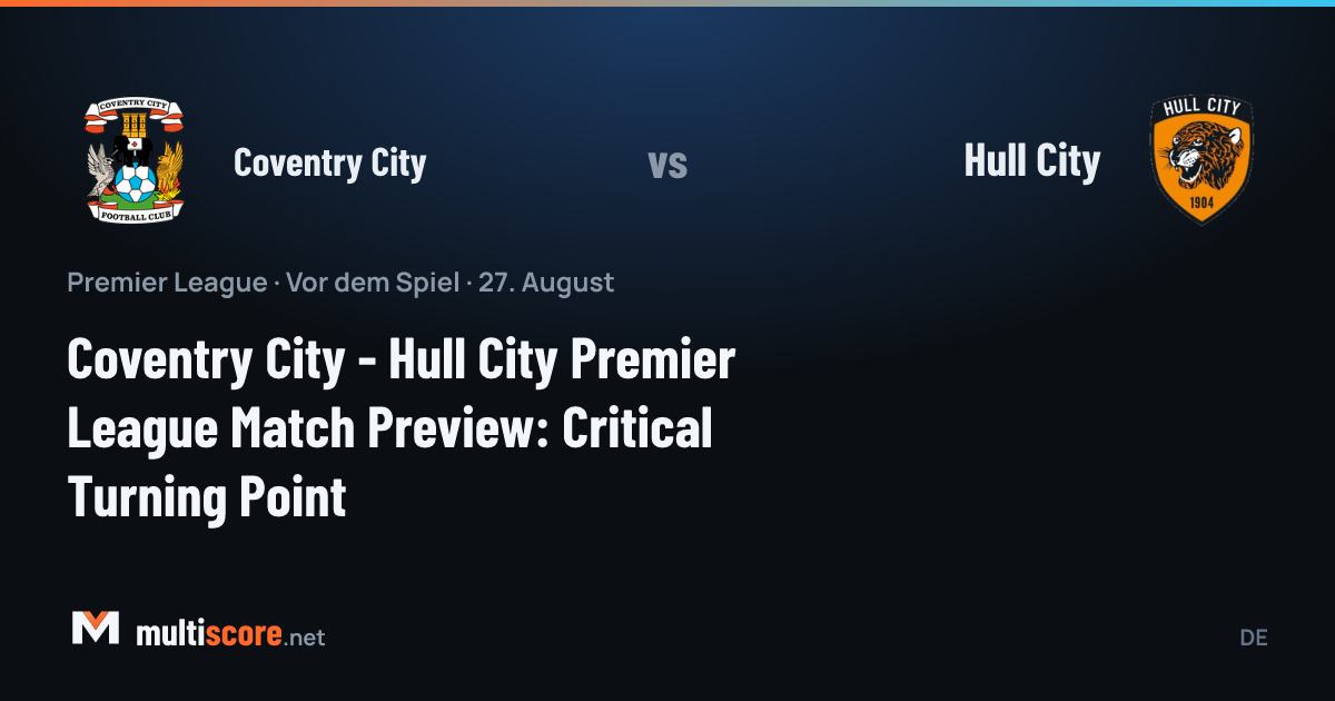 Coventry City - Hull City