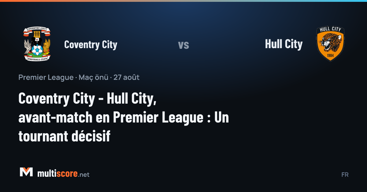 Coventry City - Hull City