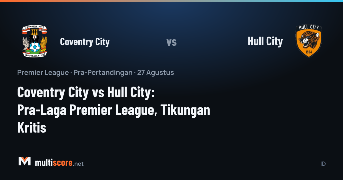 Coventry City - Hull City