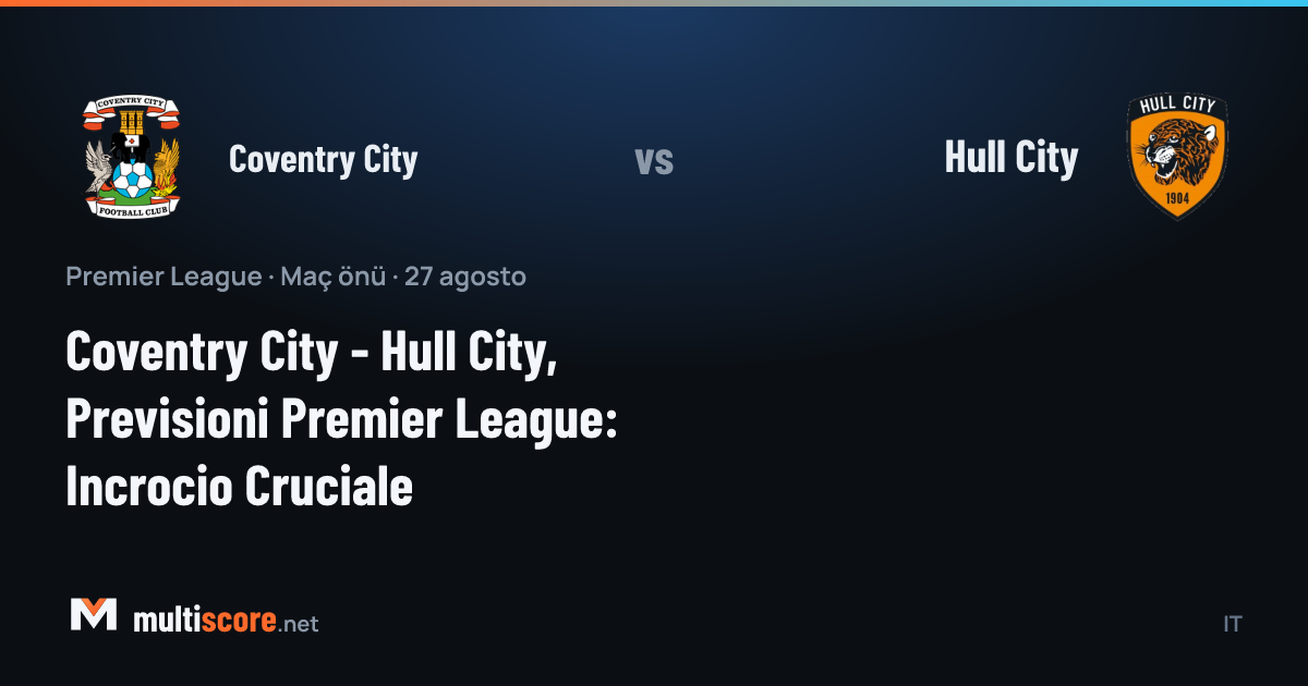 Coventry City - Hull City