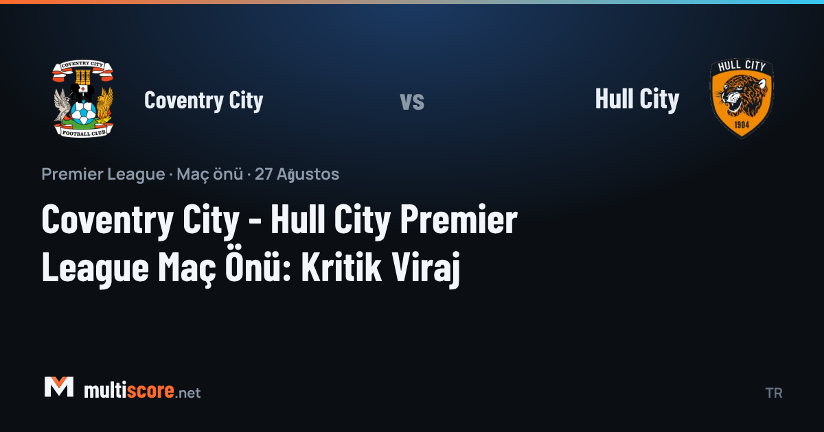 Coventry City - Hull City