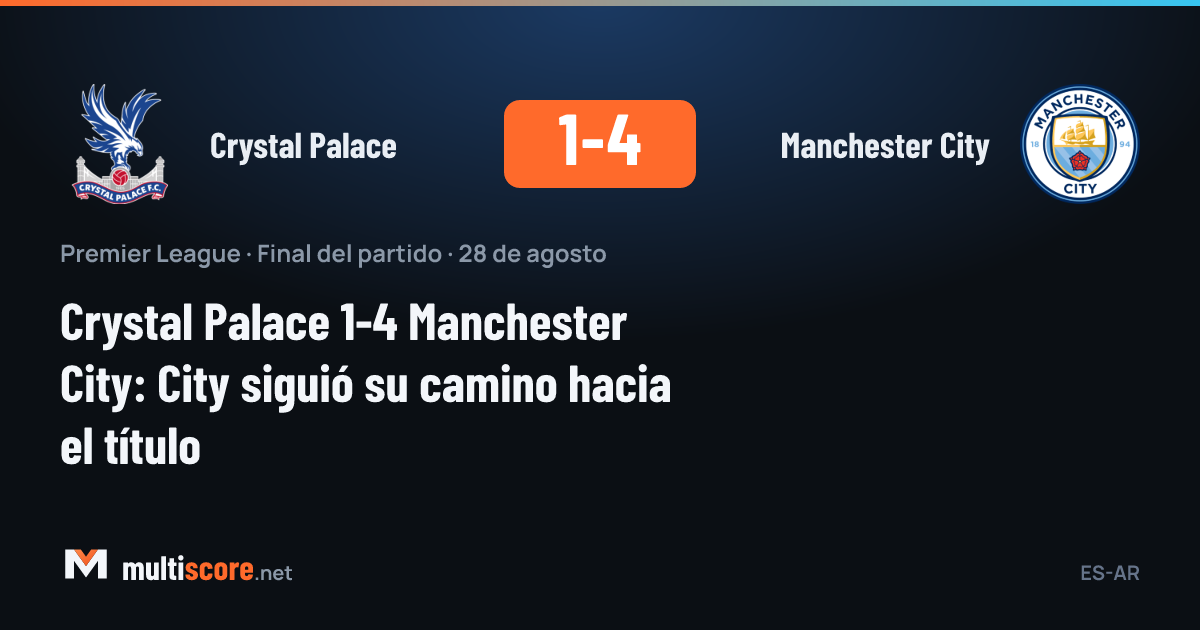Crystal Palace ve Manchester City oyuncuları Premier League maçında mücadele ediyor