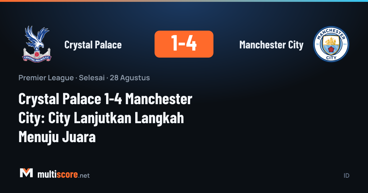 Crystal Palace ve Manchester City oyuncuları Premier League maçında mücadele ediyor