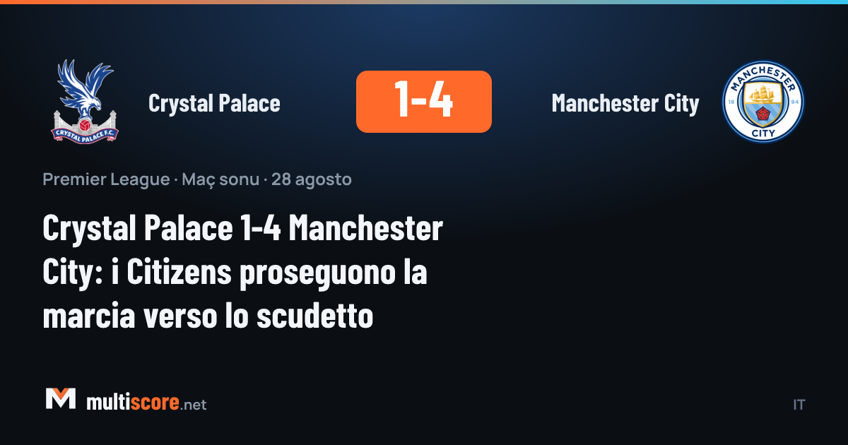 Crystal Palace ve Manchester City oyuncuları Premier League maçında mücadele ediyor