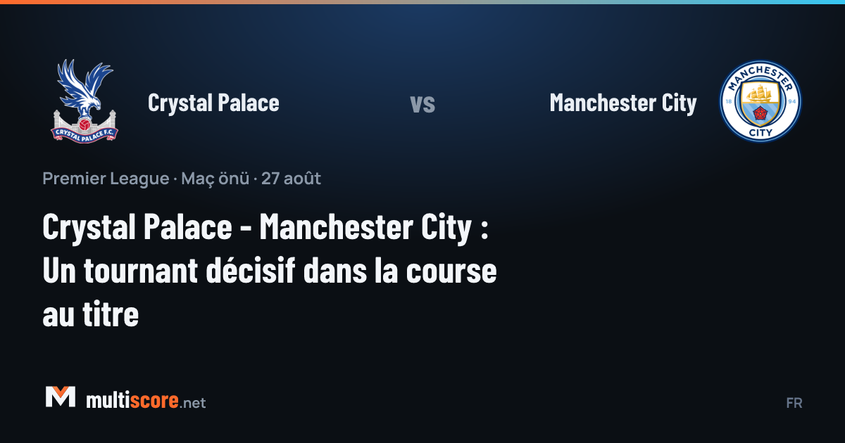 Crystal Palace ve Manchester City oyuncuları Premier League maçı için Selhurst Park'ta karşı karşıya