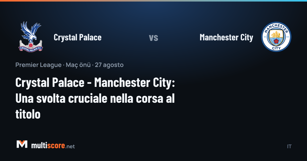 Crystal Palace ve Manchester City oyuncuları Premier League maçı için Selhurst Park'ta karşı karşıya