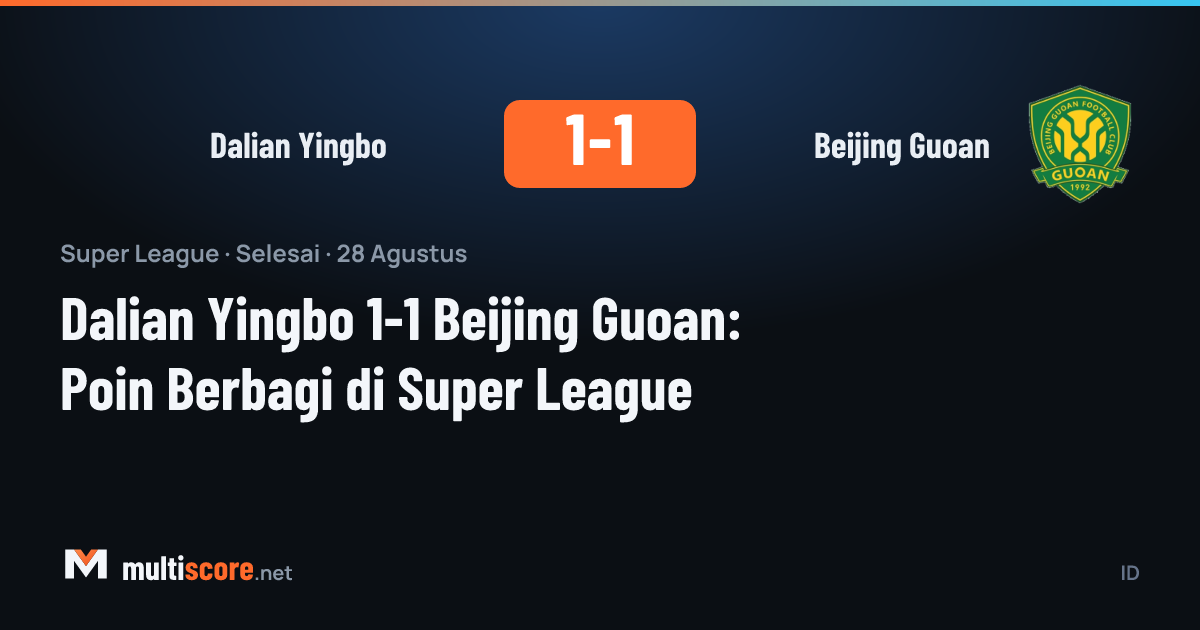 Dalian Yingbo - Beijing Guoan