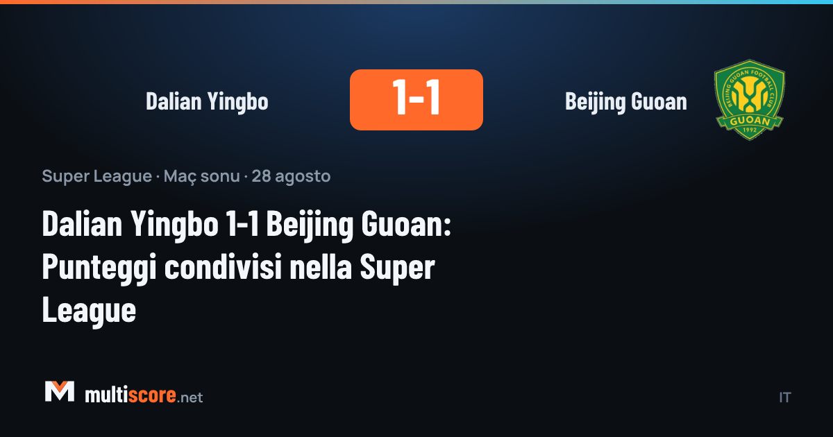 Dalian Yingbo - Beijing Guoan