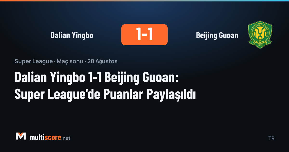 Dalian Yingbo - Beijing Guoan