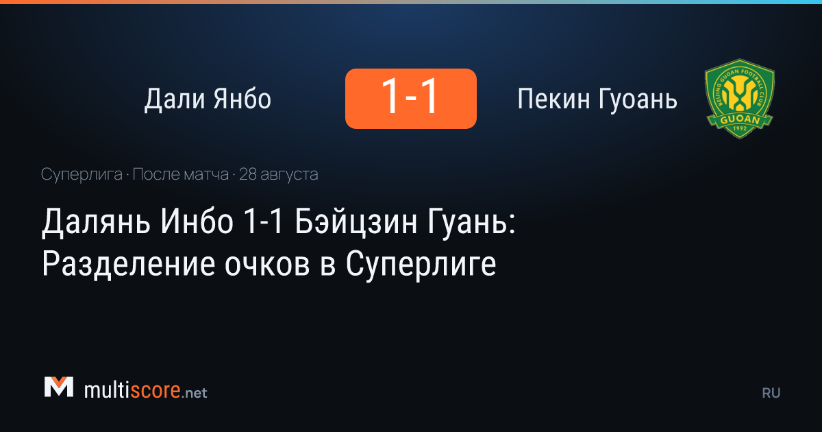 Dalian Yingbo - Beijing Guoan