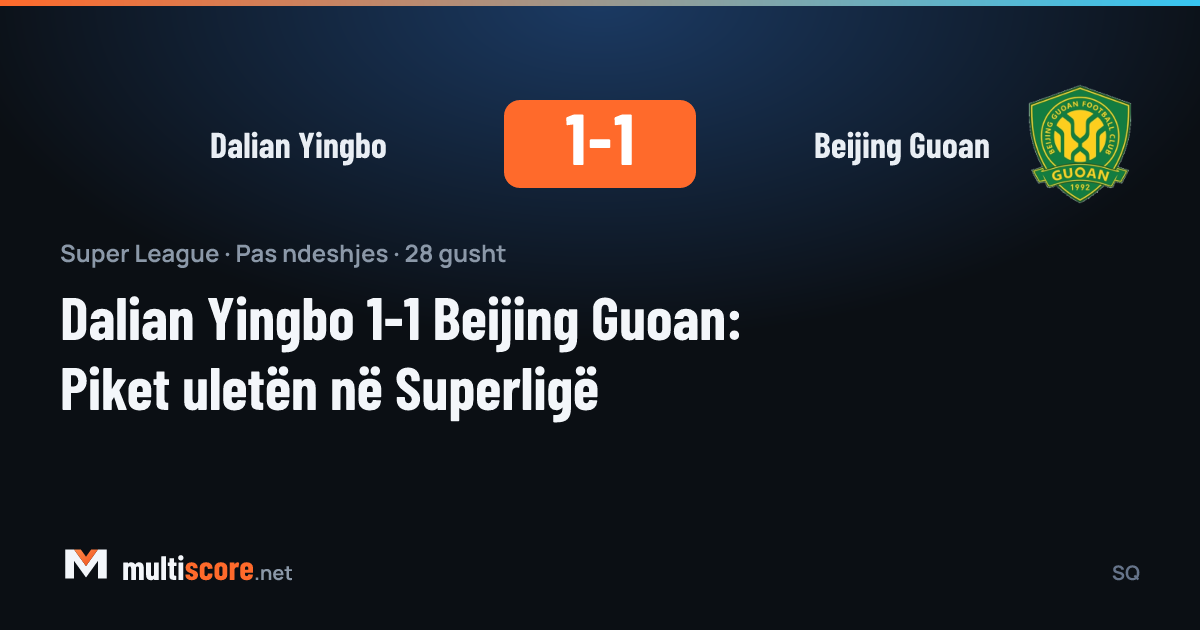 Dalian Yingbo - Beijing Guoan