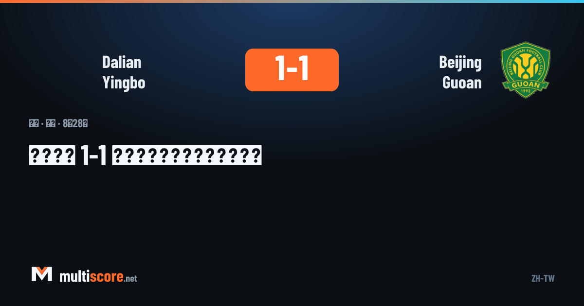 Dalian Yingbo - Beijing Guoan