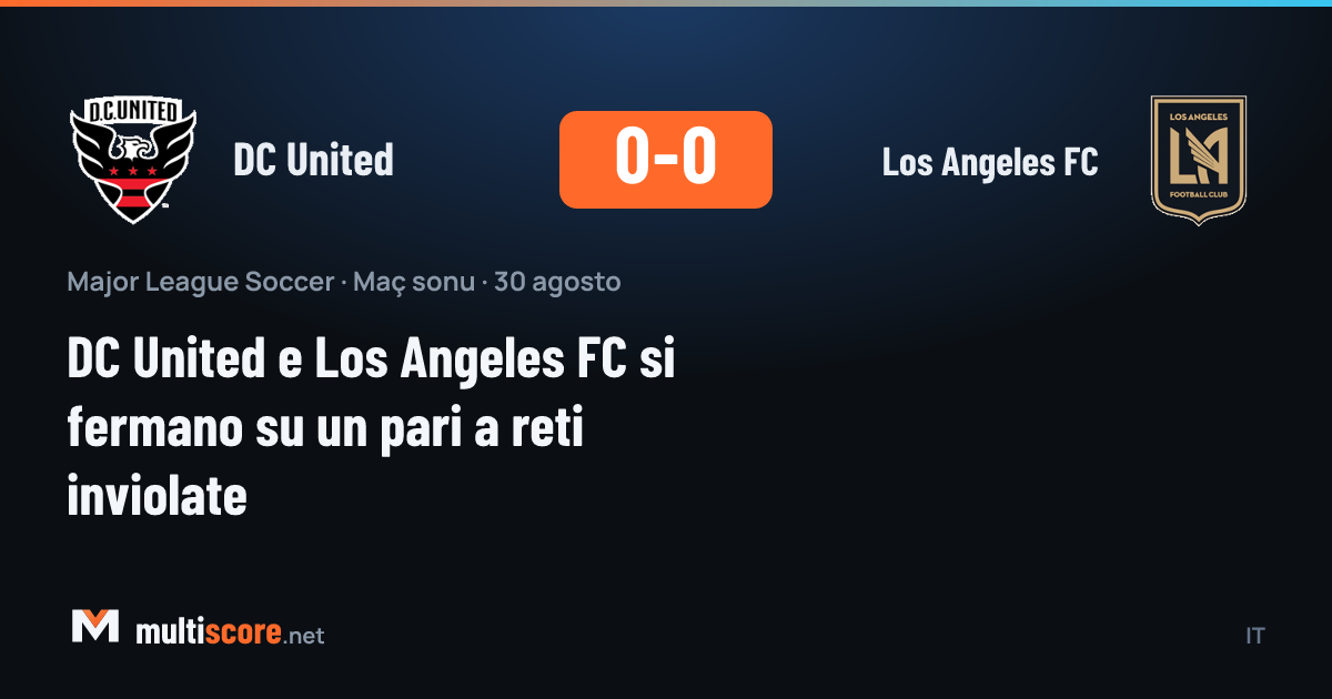 DC United - Los Angeles FC