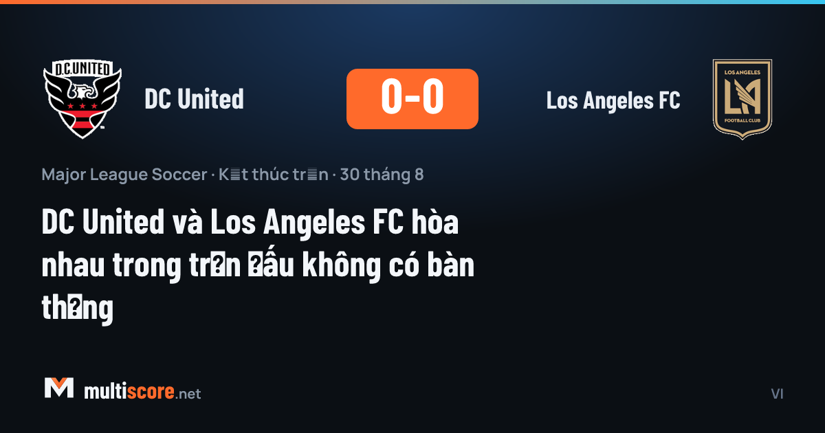 DC United - Los Angeles FC