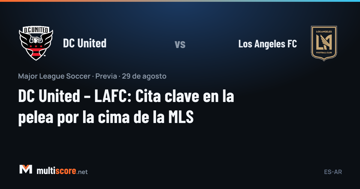 DC United ve LAFC oyuncuları MLS maçında mücadele ediyor