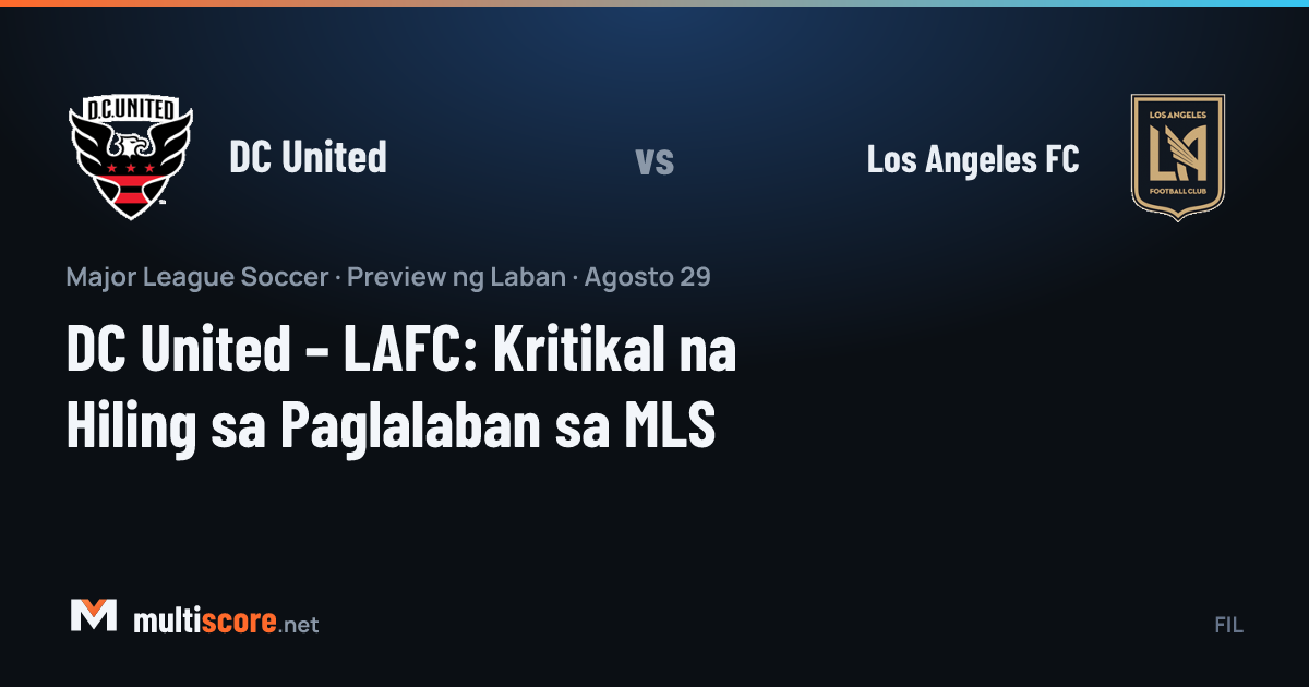 DC United ve LAFC oyuncuları MLS maçında mücadele ediyor