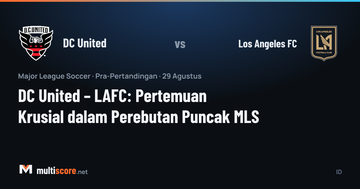 DC United ve LAFC oyuncuları MLS maçında mücadele ediyor