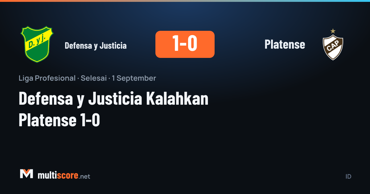 Defensa y Justicia - Platense