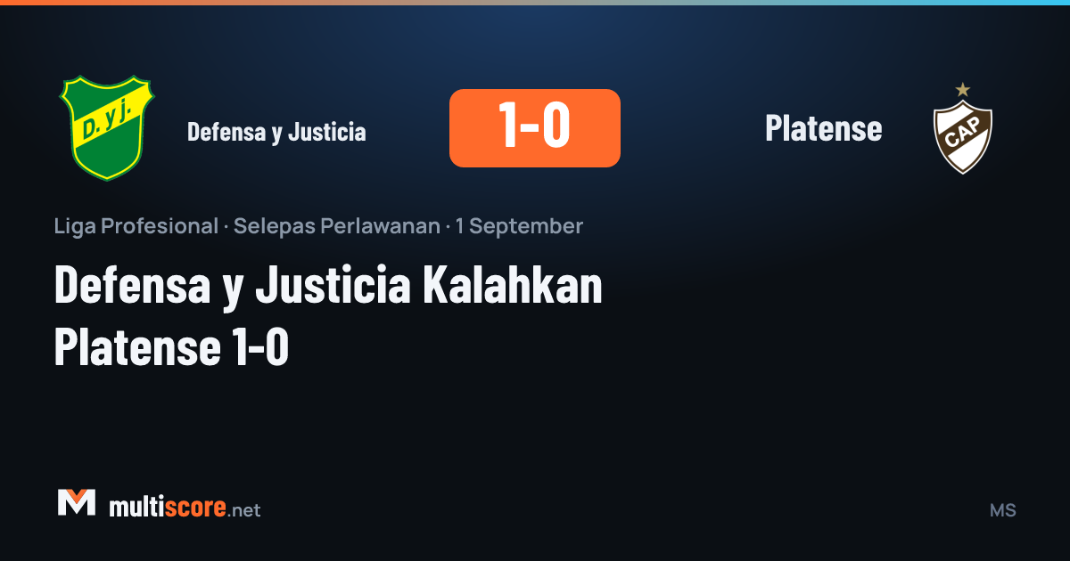 Defensa y Justicia - Platense