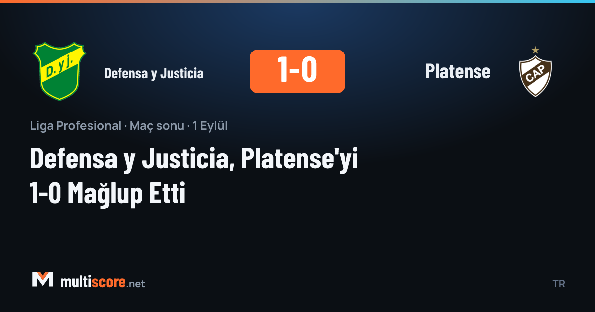 Defensa y Justicia - Platense