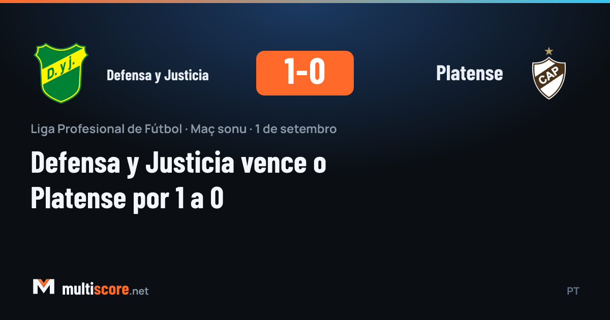 Defensa y Justicia - Platense