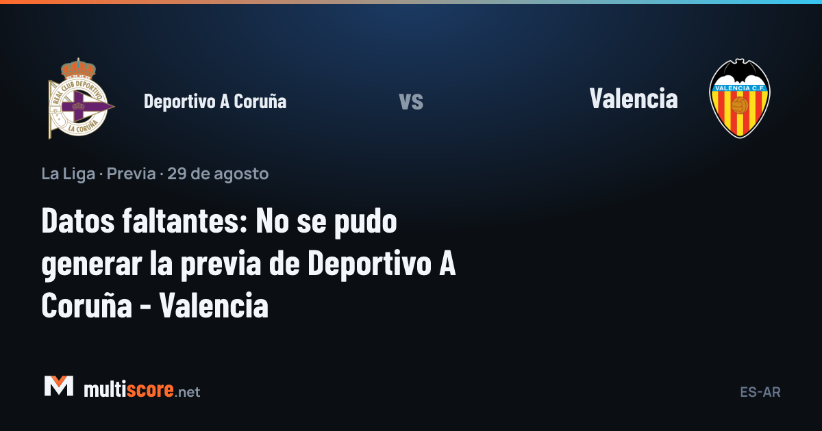 Deportivo A Coruña ve Valencia formalarıyla La Liga maç önü görseli