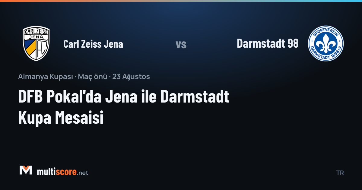 Carl Zeiss Jena - Darmstadt 98