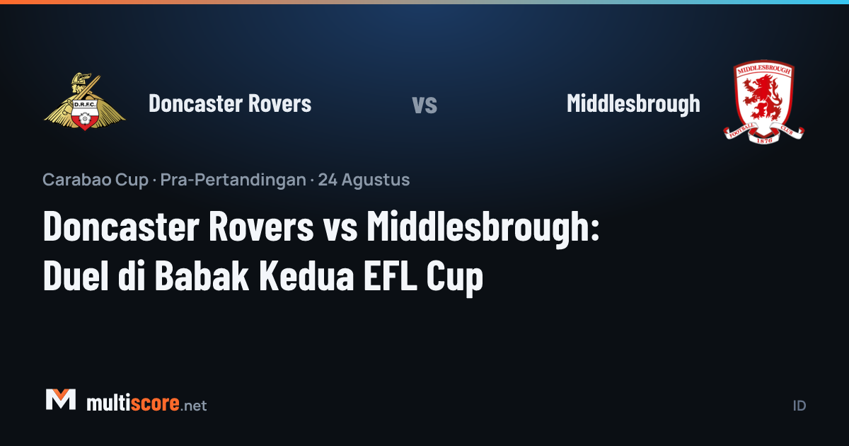 Doncaster Rovers - Middlesbrough