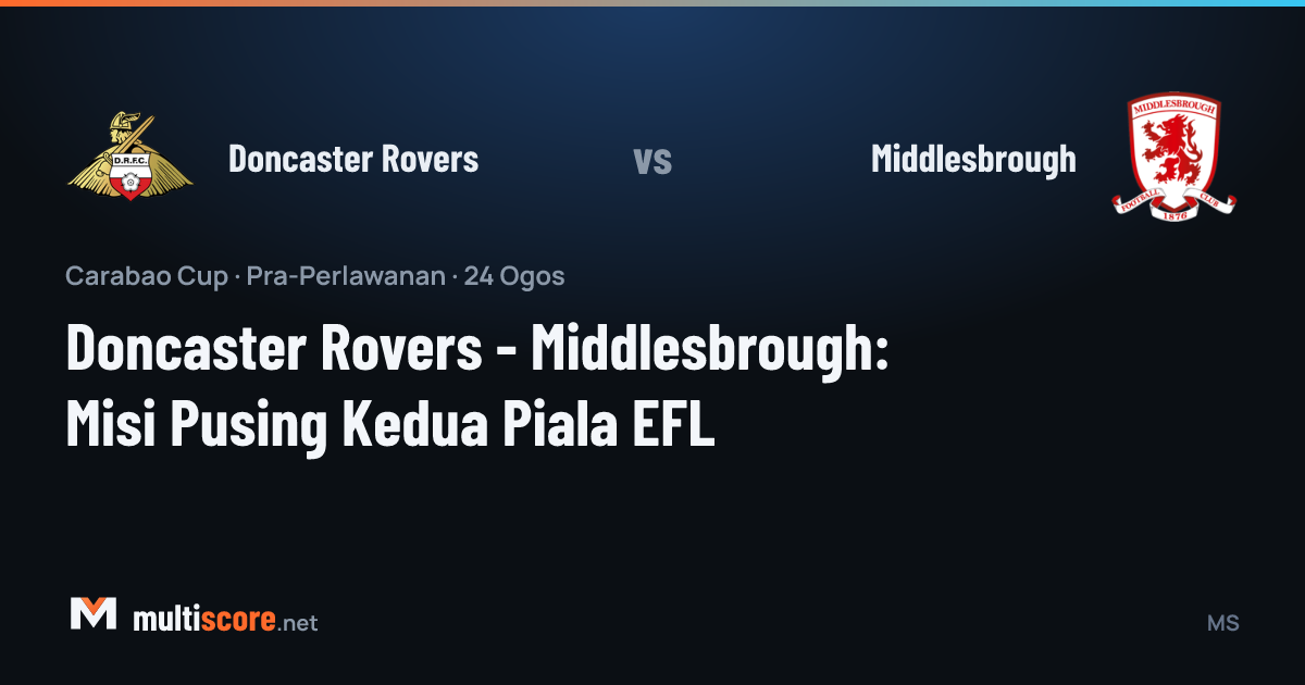 Doncaster Rovers - Middlesbrough