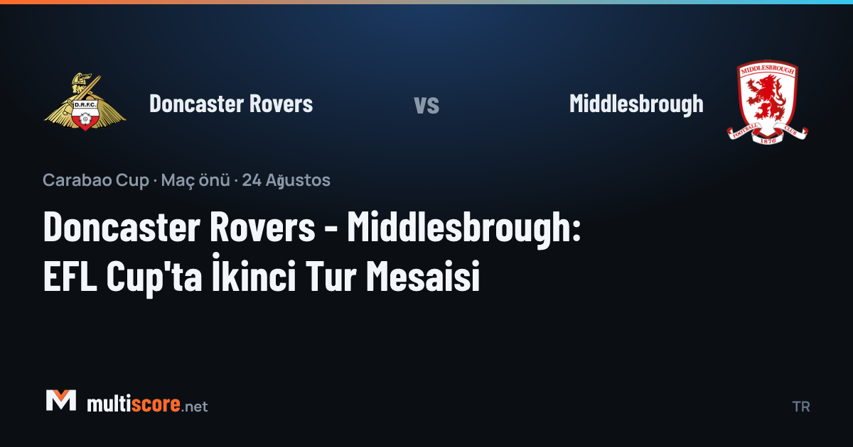 Doncaster Rovers - Middlesbrough