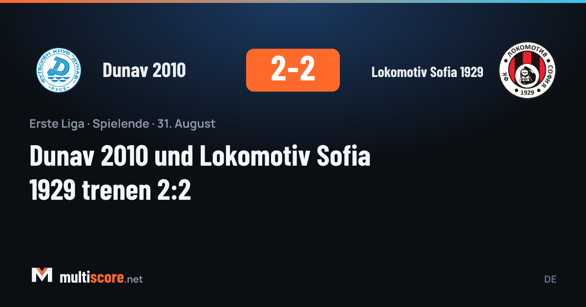 Dunav 2010 - Lokomotiv Sofia 1929