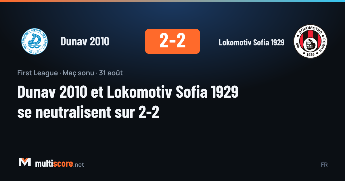 Dunav 2010 - Lokomotiv Sofia 1929