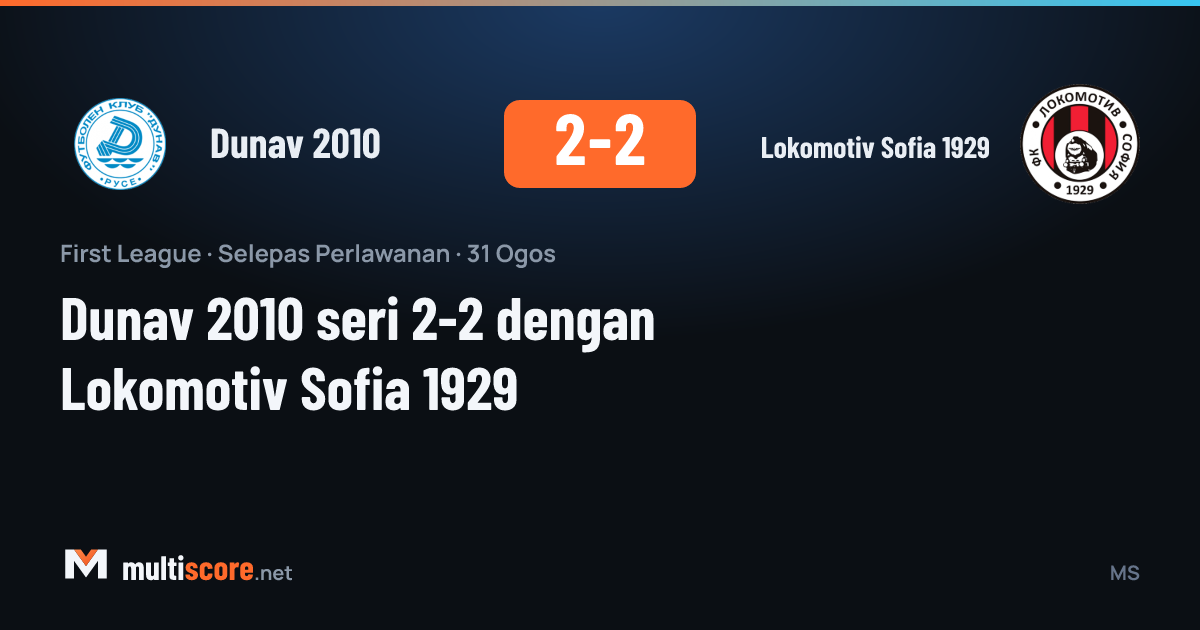 Dunav 2010 - Lokomotiv Sofia 1929
