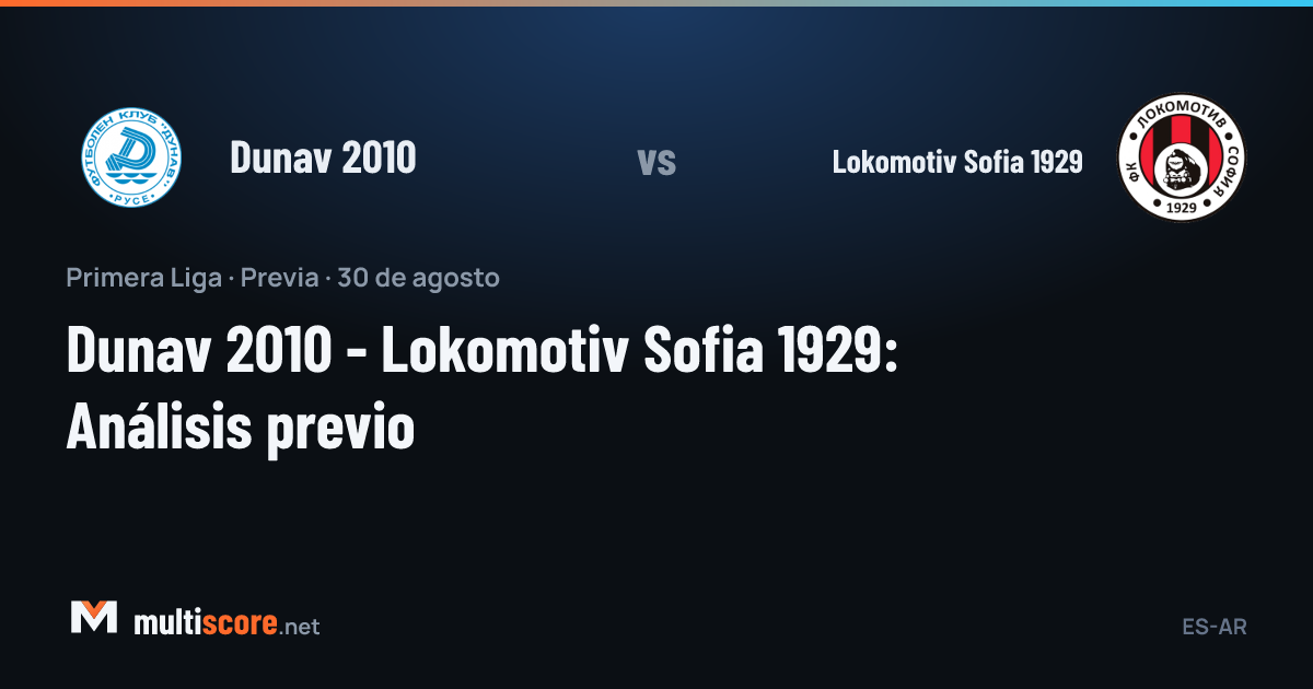 Dunav 2010 - Lokomotiv Sofia 1929 First League maçı