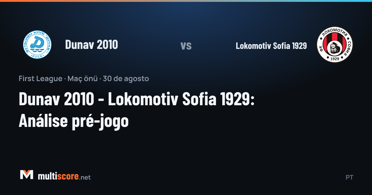 Dunav 2010 - Lokomotiv Sofia 1929 First League maçı