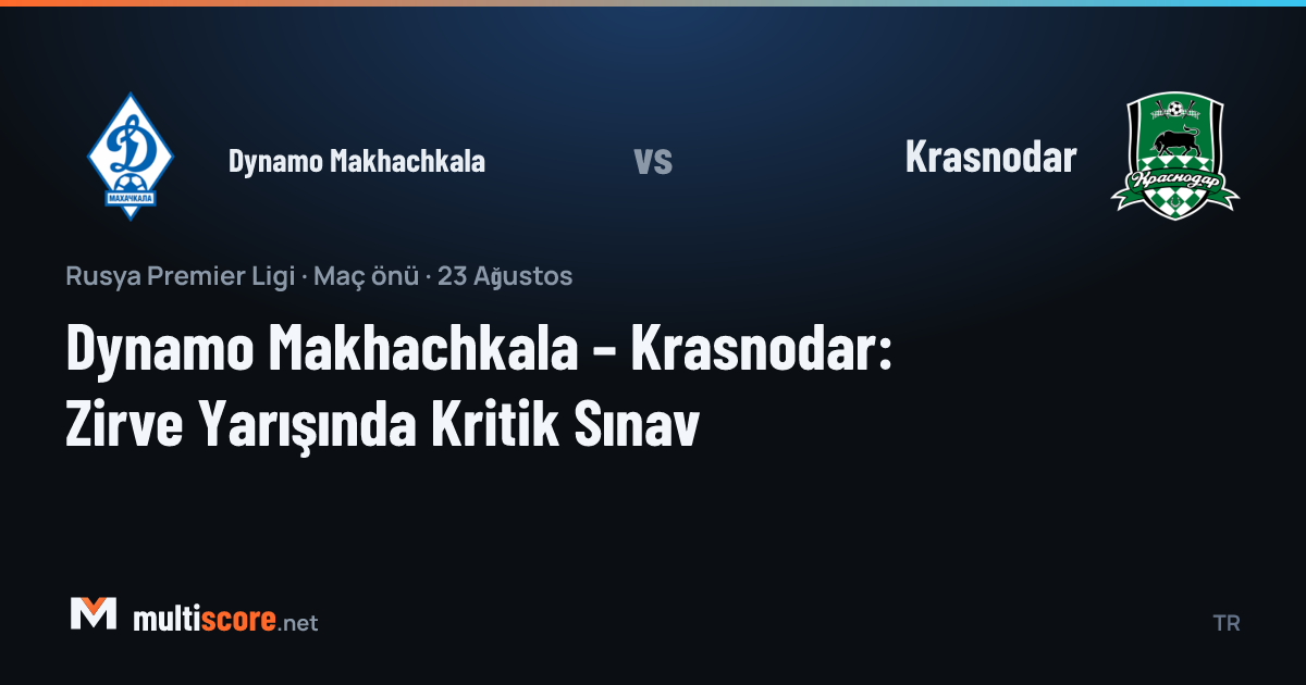 Dynamo Makhachkala - Krasnodar