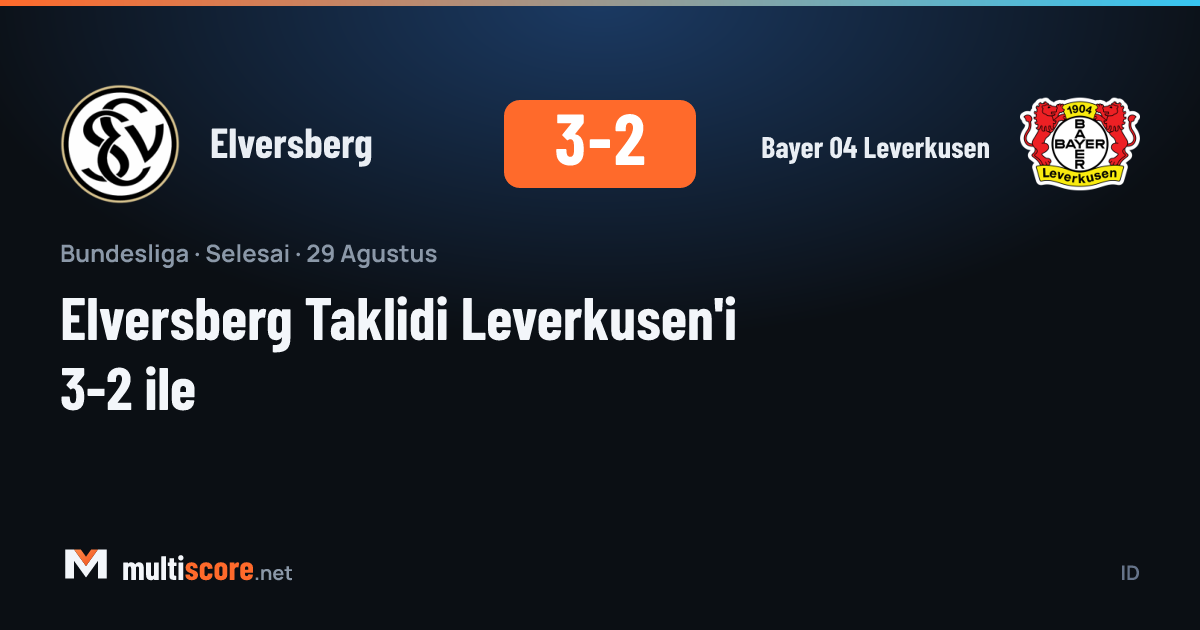 Elversberg 3-2 Bayer 04 Leverkusen Bundesliga maçı