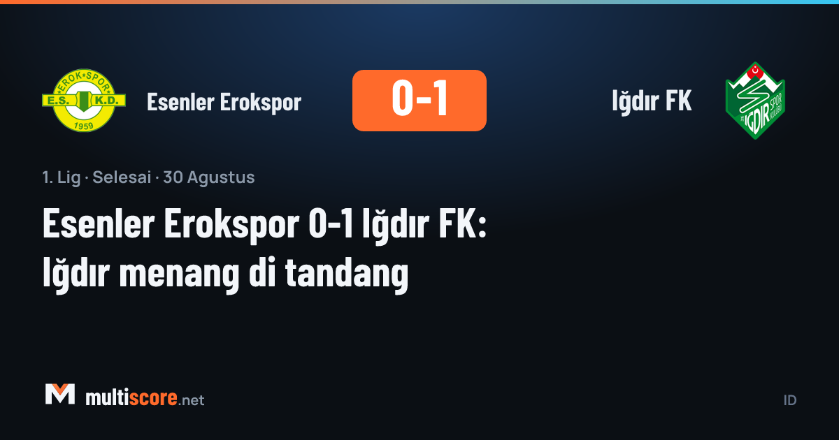 Esenler Erokspor - Iğdır FK maçı
