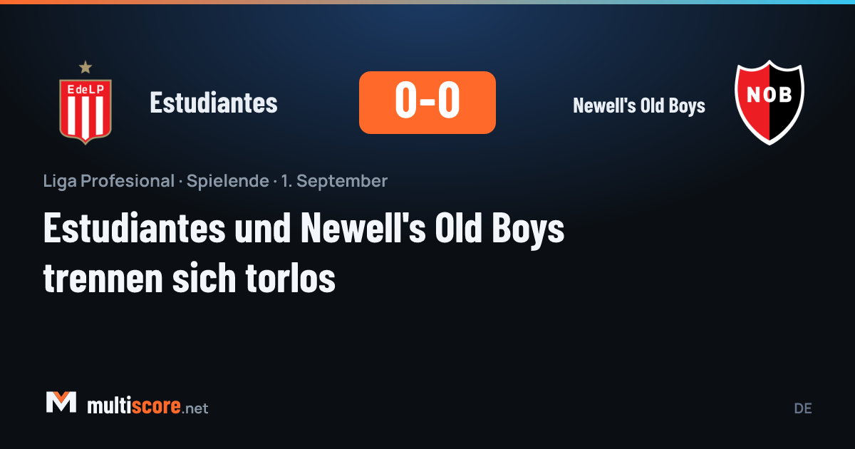 Estudiantes ve Newell's Old Boys arasındaki maçtan kare