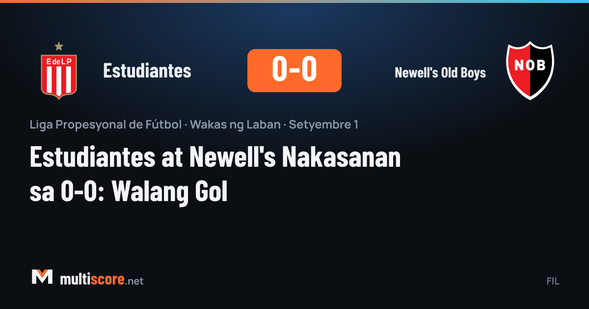 Estudiantes ve Newell's Old Boys arasındaki maçtan kare