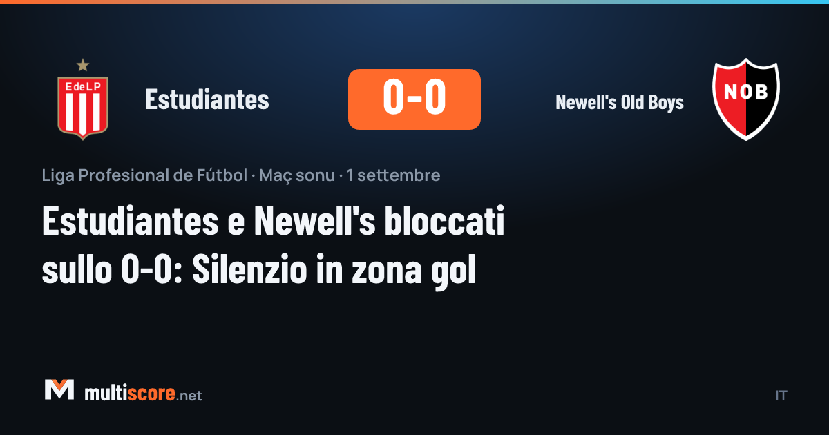 Estudiantes ve Newell's Old Boys arasındaki maçtan kare