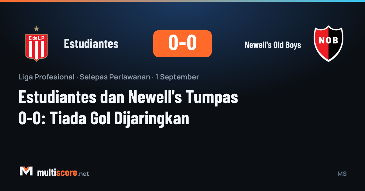 Estudiantes ve Newell's Old Boys arasındaki maçtan kare