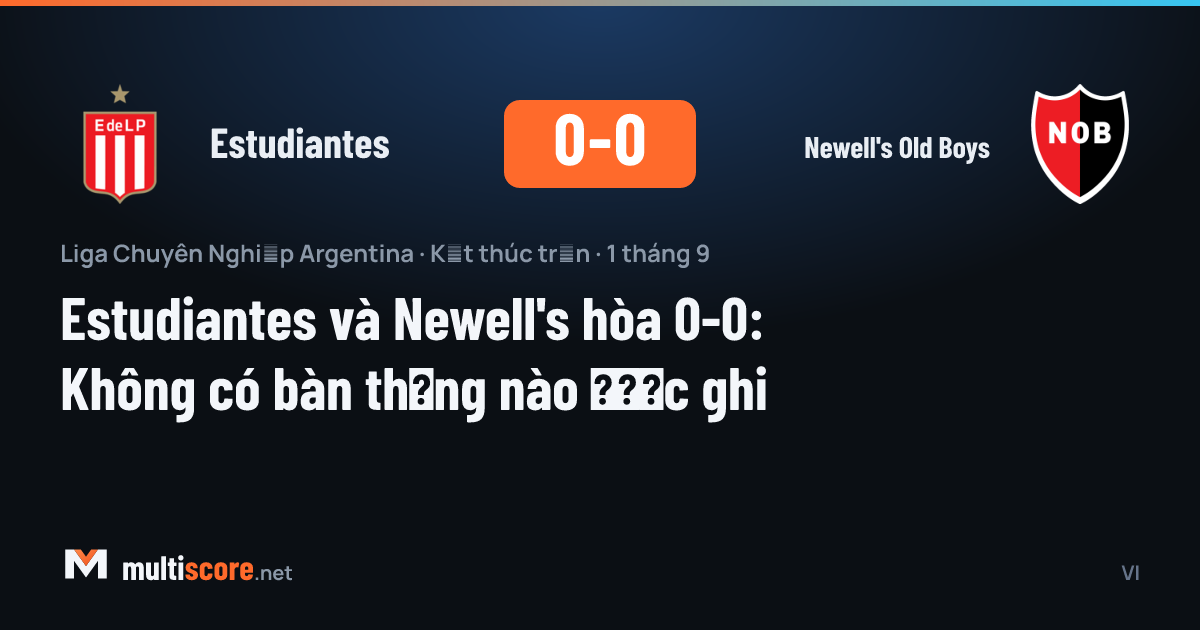Estudiantes ve Newell's Old Boys arasındaki maçtan kare