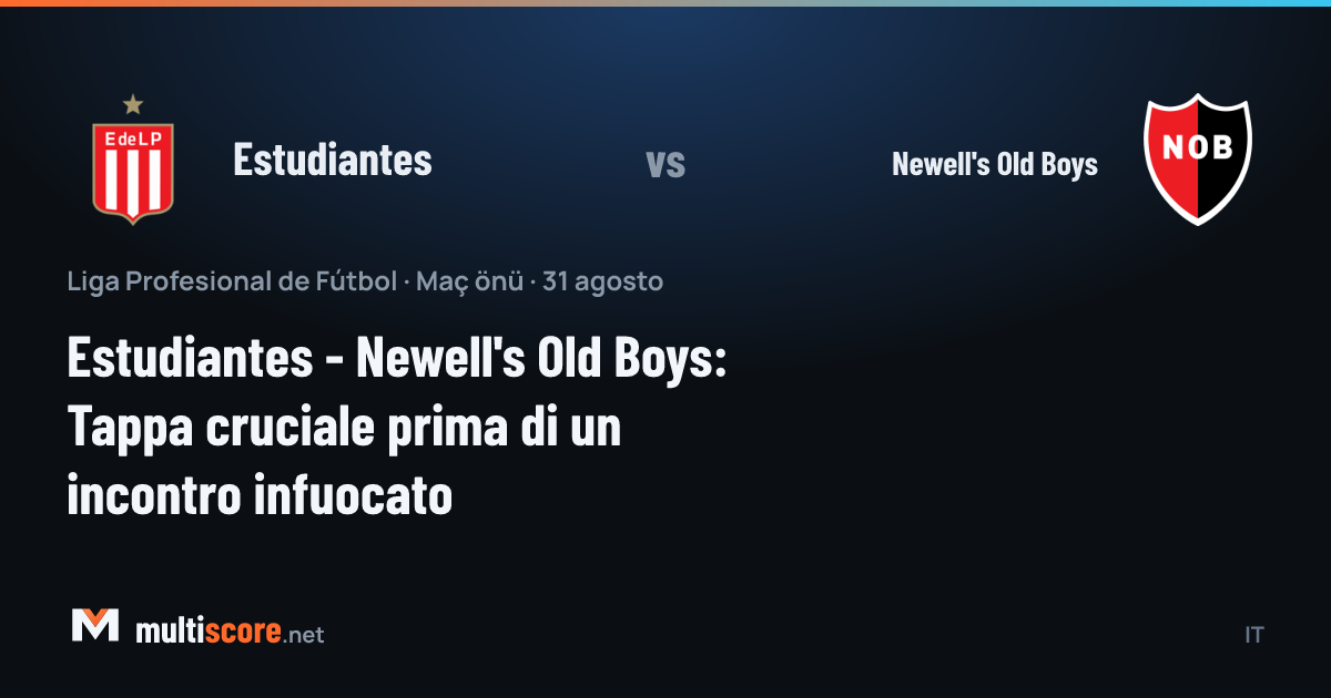 Estudiantes - Newell's Old Boys