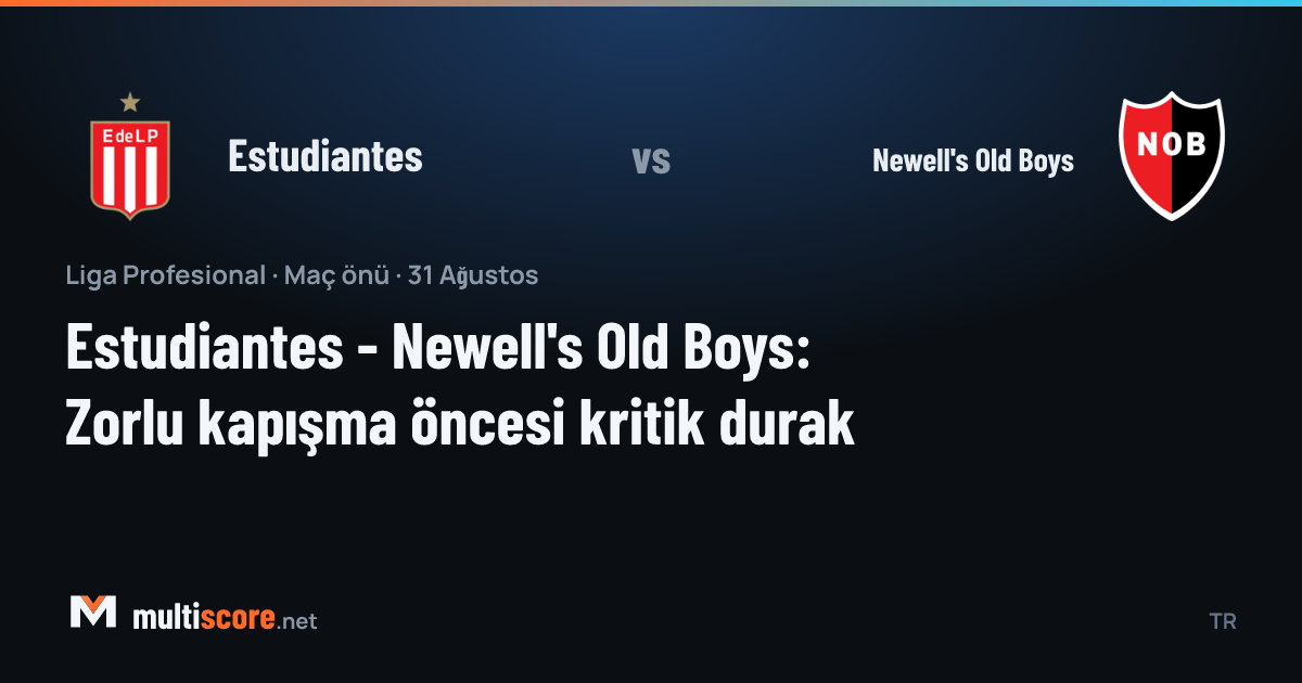 Estudiantes - Newell's Old Boys