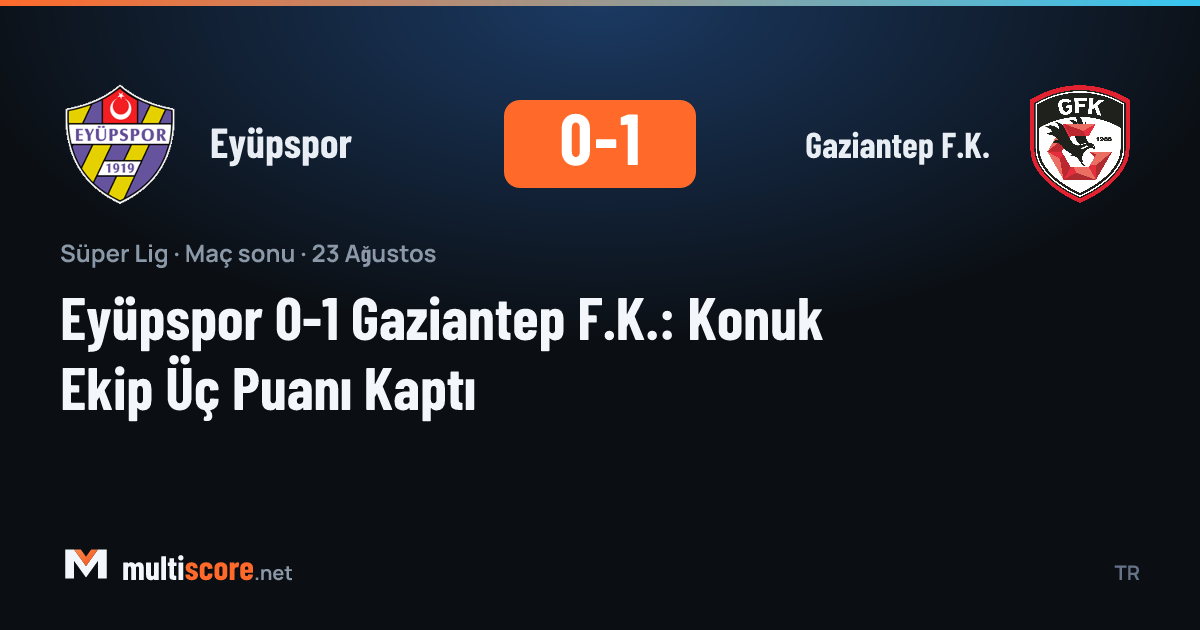 Eyüpspor - Gaziantep F.K.