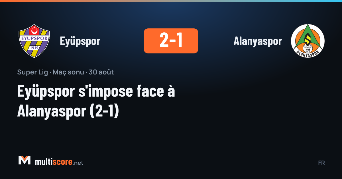 Eyüpspor - Alanyaspor
